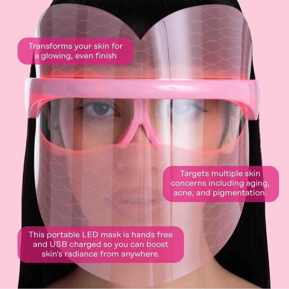 Skin Gym Pink LED face mask